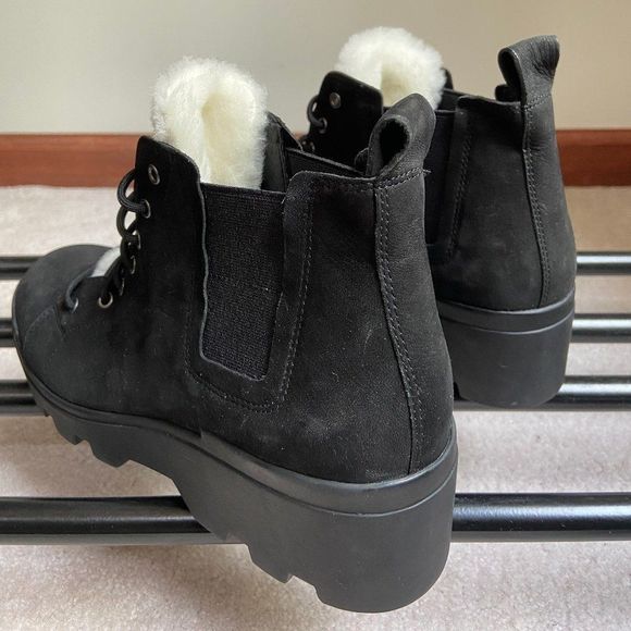 EILEEN FISHER Women Calm Leather Boots - NEW NWOB - Picture 4 of 8